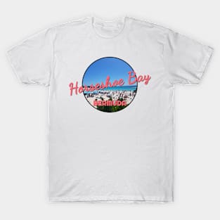 Horseshoe Bay Bermuda Circular Photo T-Shirt